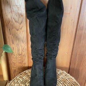 Elegant Black Over the Knee Boots